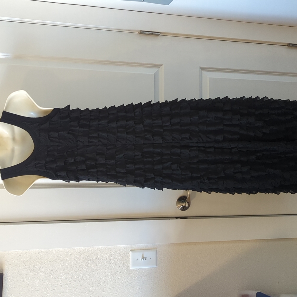 Karen Kane Ruffle Maxi Dress - Picture 4 of 10
